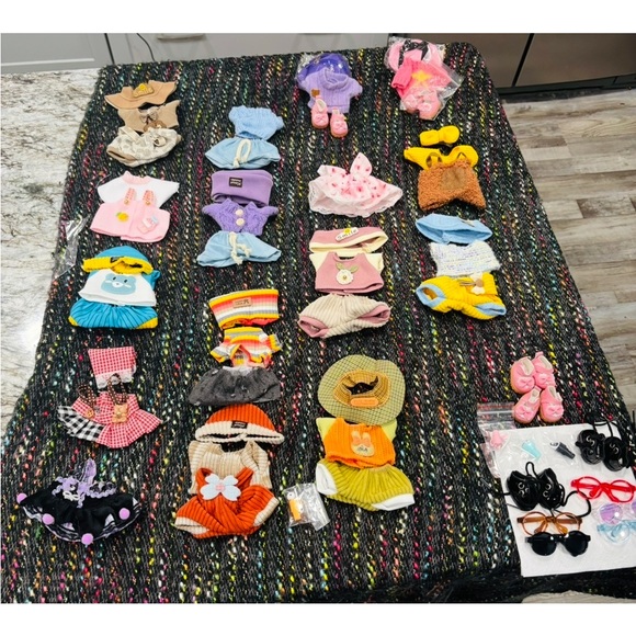 Other - Labubu Lot Doll Clothes and Accessories Set. Includes outfit,glasses and shoes